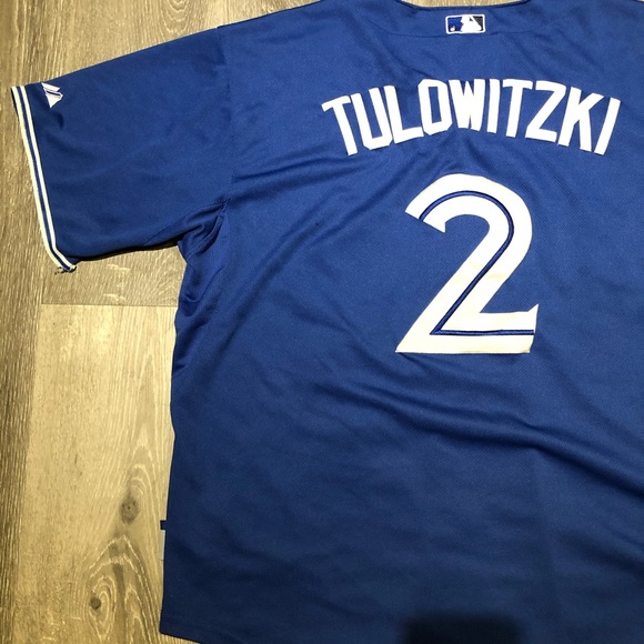 Troy Tulowitzki majestic BlueJays jersey men’s XL - Picture 4 of 4